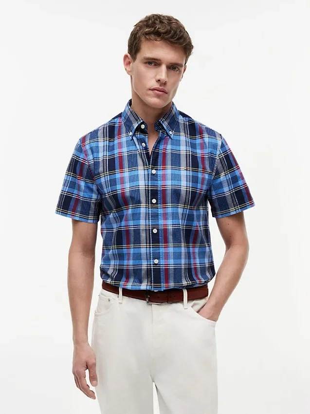 Regular Fit Bold Plaid Oxford Shirt Regular Fit Bold Plaid Oxford Shirt