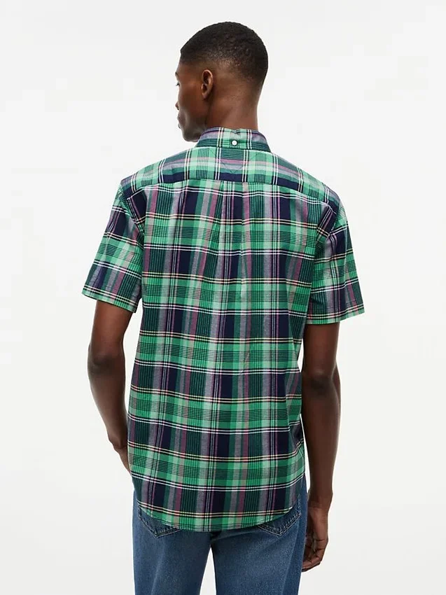 Regular Fit Bold Plaid Oxford Shirt Regular Fit Bold Plaid Oxford Shirt