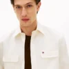 Regular Fit Brushed Twill Overshirt Regular Fit Brushed Twill Overshirt