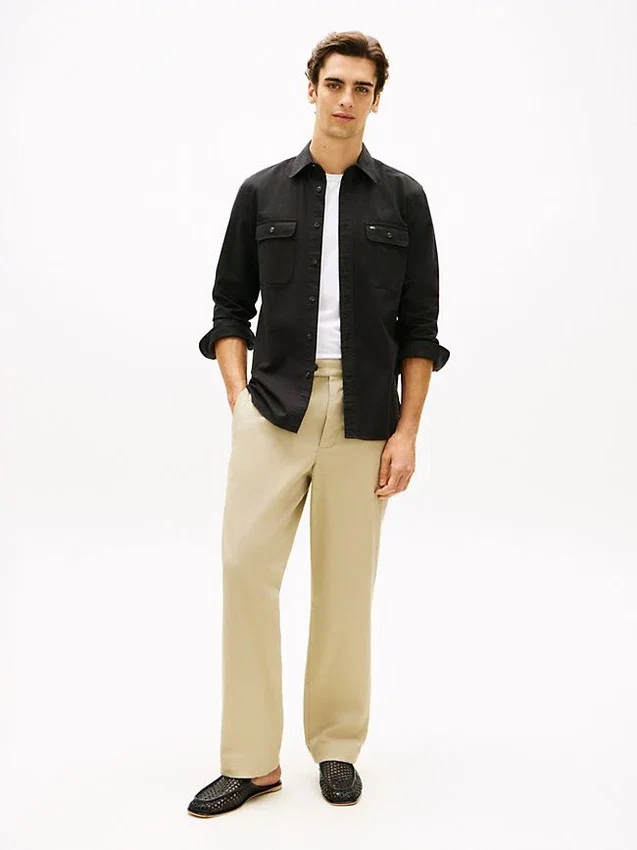 Regular Fit Brushed Twill Overshirt Regular Fit Brushed Twill Overshirt