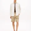 Regular Fit Brushed Twill Overshirt Regular Fit Brushed Twill Overshirt