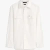Regular Fit Brushed Twill Overshirt Regular Fit Brushed Twill Overshirt