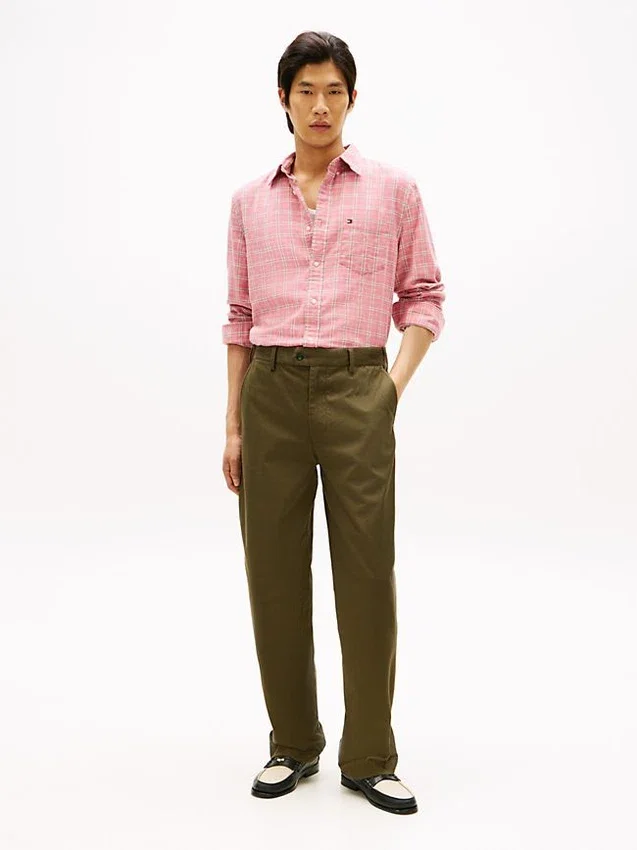 Regular Fit Check Brushed Twill Shirt Regular Fit Check Brushed Twill Shirt
