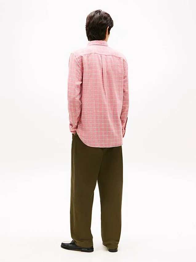 Regular Fit Check Brushed Twill Shirt Regular Fit Check Brushed Twill Shirt