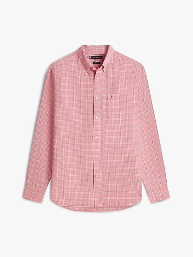 Regular Fit Check Brushed Twill Shirt Regular Fit Check Brushed Twill Shirt