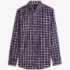 Regular Fit Check Brushed Twill Shirt Regular Fit Check Brushed Twill Shirt