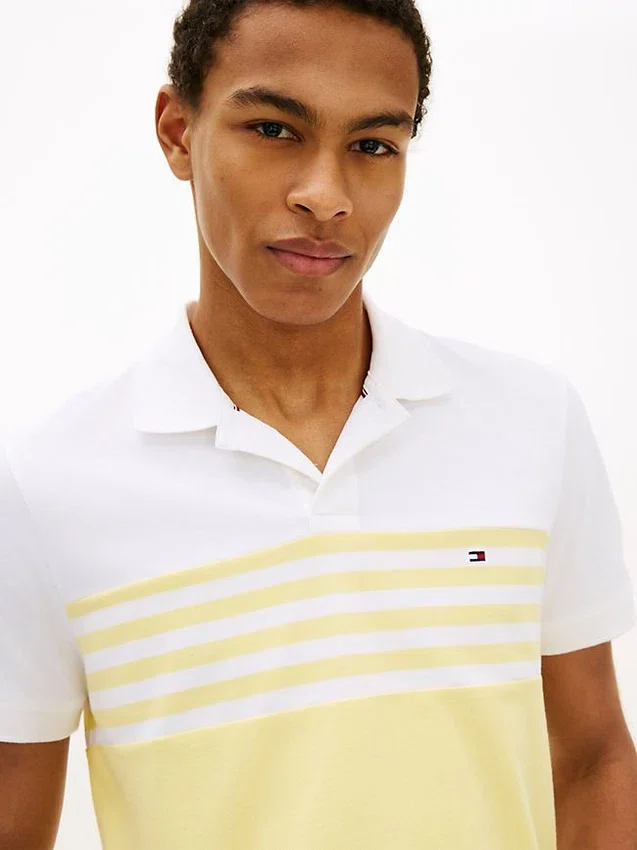 Regular Fit Colorblock Pique Polo Regular Fit Colorblock Pique Polo