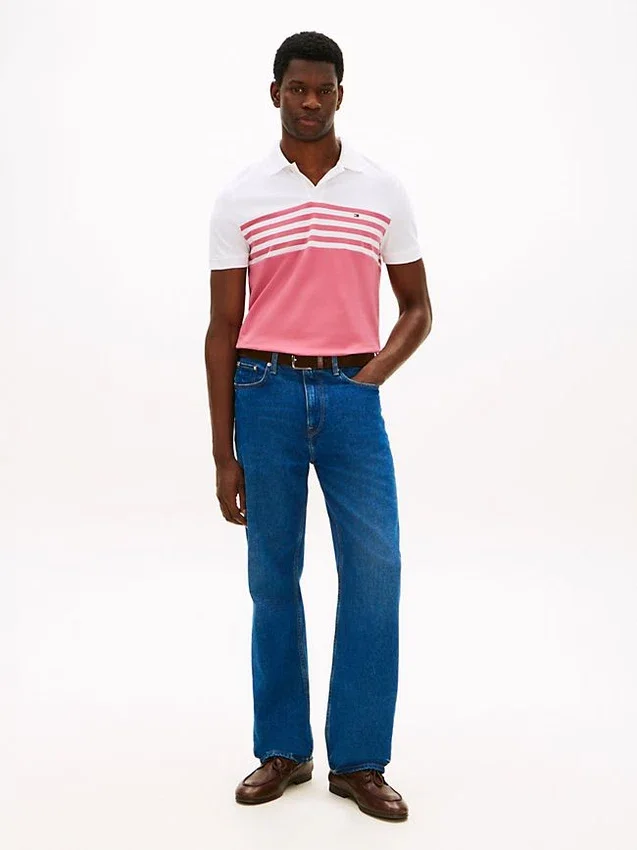 Regular Fit Colorblock Pique Polo Regular Fit Colorblock Pique Polo