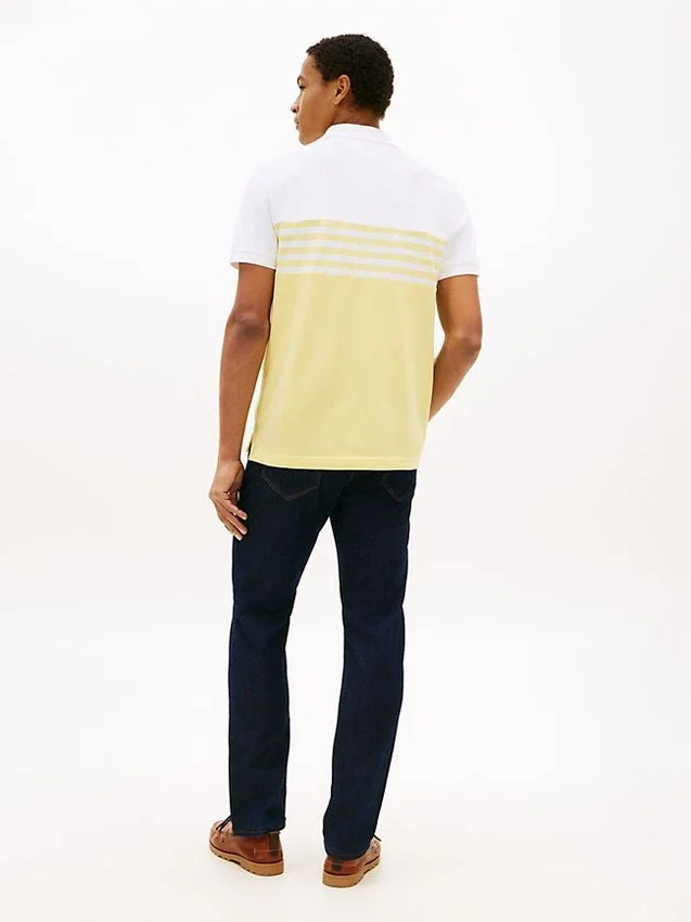 Regular Fit Colorblock Pique Polo Regular Fit Colorblock Pique Polo