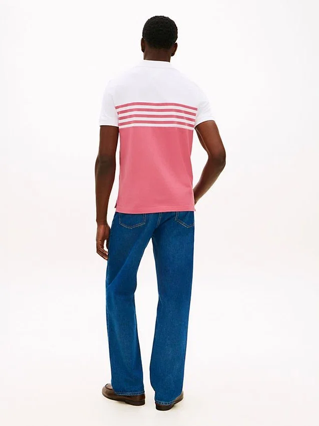 Regular Fit Colorblock Pique Polo Regular Fit Colorblock Pique Polo