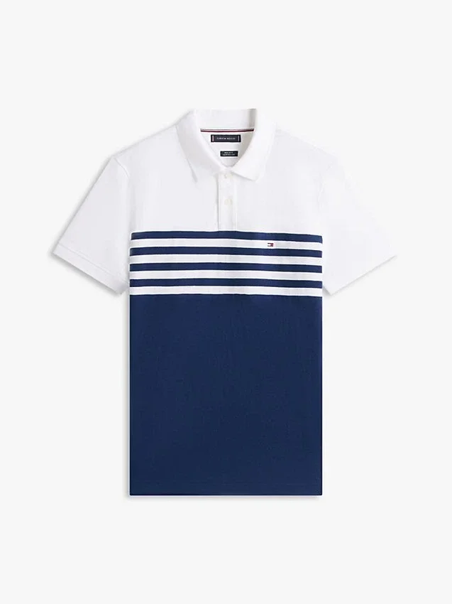 Regular Fit Colorblock Pique Polo Regular Fit Colorblock Pique Polo