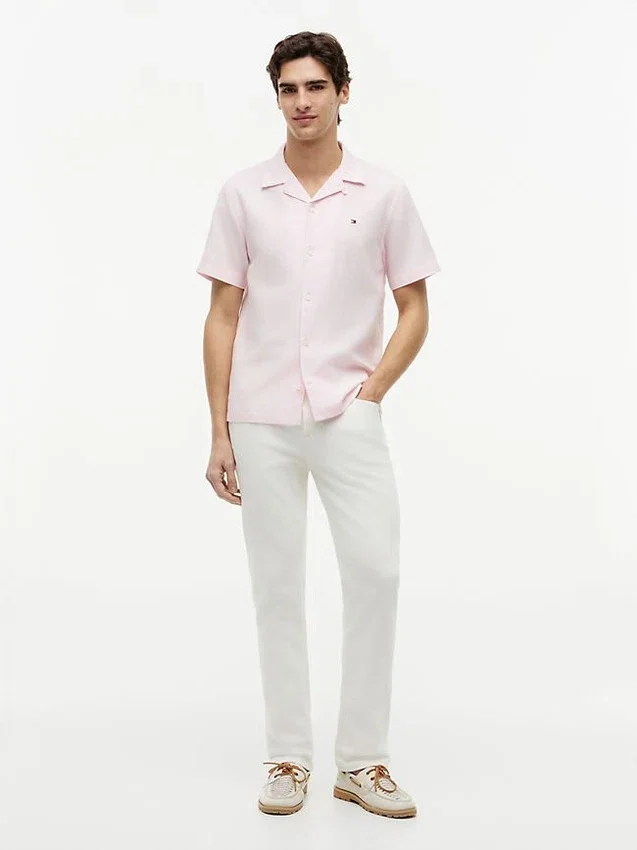 Regular Fit Cotton-Linen Camp Shirt Regular Fit Cotton-Linen Camp Shirt