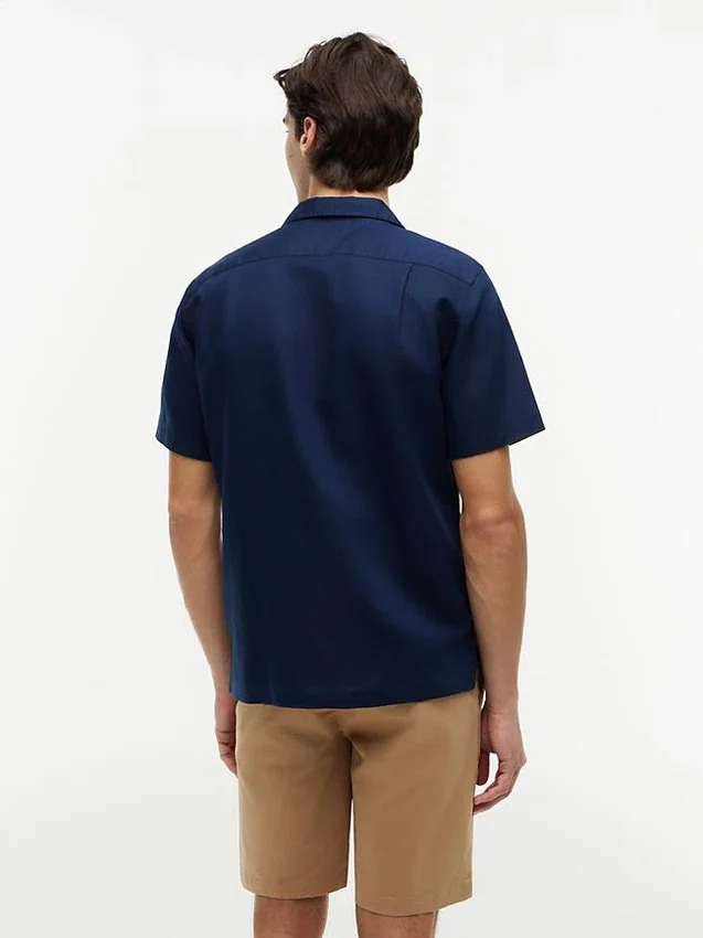Regular Fit Cotton-Linen Camp Shirt Regular Fit Cotton-Linen Camp Shirt