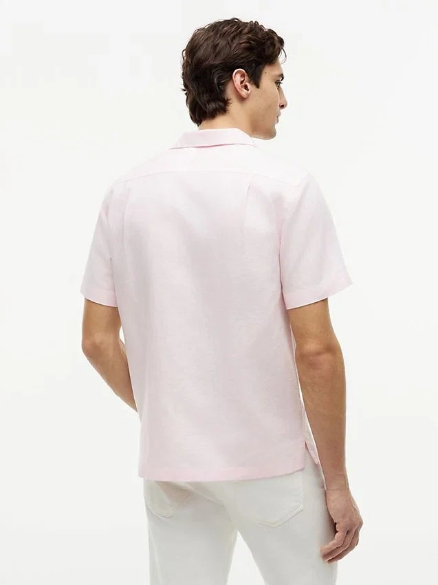 Regular Fit Cotton-Linen Camp Shirt Regular Fit Cotton-Linen Camp Shirt