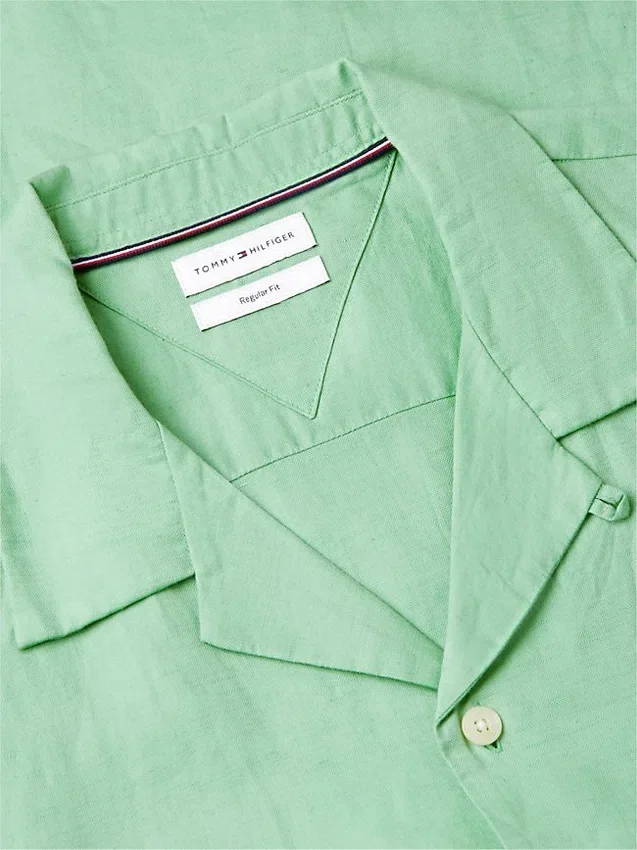Regular Fit Cotton-Linen Camp Shirt Regular Fit Cotton-Linen Camp Shirt