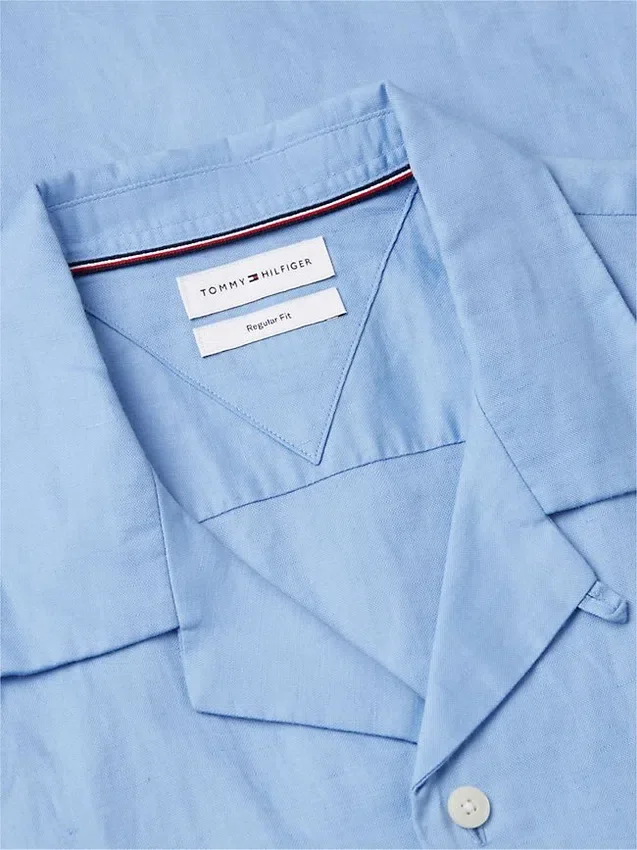 Regular Fit Cotton-Linen Camp Shirt Regular Fit Cotton-Linen Camp Shirt