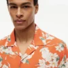 Regular Fit Floral Linen-Blend Camp Shirt Regular Fit Floral Linen-Blend Camp Shirt