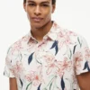 Regular Fit Floral Print Jersey Polo Regular Fit Floral Print Jersey Polo