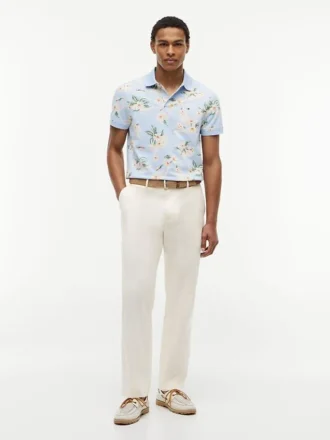 Regular Fit Floral Print Polo