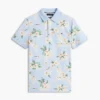 Regular Fit Floral Print Polo Regular Fit Floral Print Polo