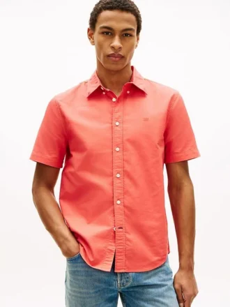 Regular Fit Garment-Dyed Oxford Shirt