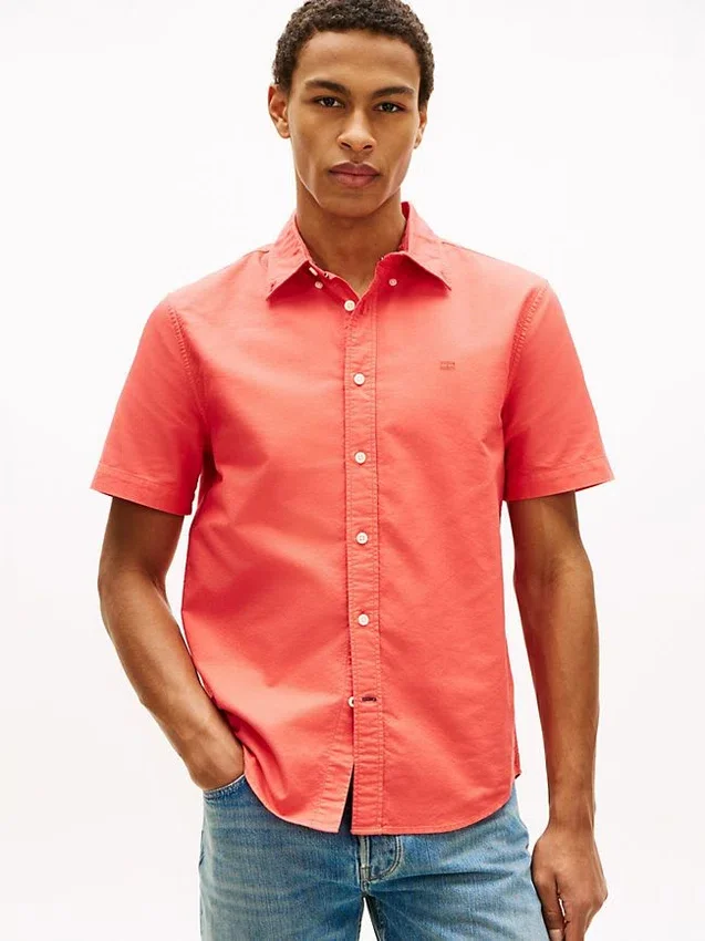 Regular Fit Garment-Dyed Oxford Shirt Regular Fit Garment-Dyed Oxford Shirt