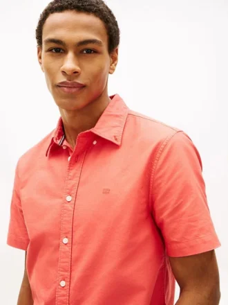 Regular Fit Garment-Dyed Oxford Shirt