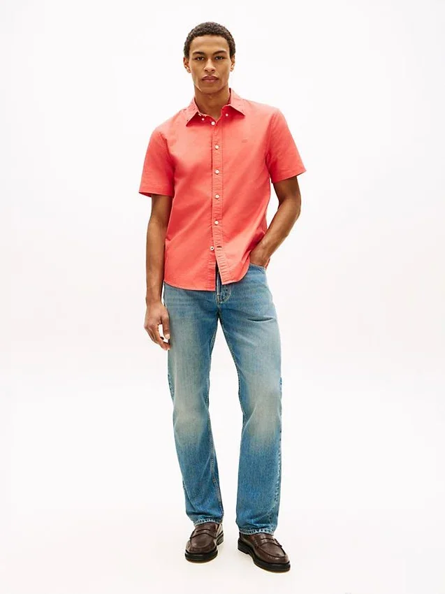 Regular Fit Garment-Dyed Oxford Shirt Regular Fit Garment-Dyed Oxford Shirt