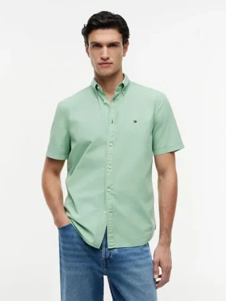 Regular Fit Garment-Dyed Shirt