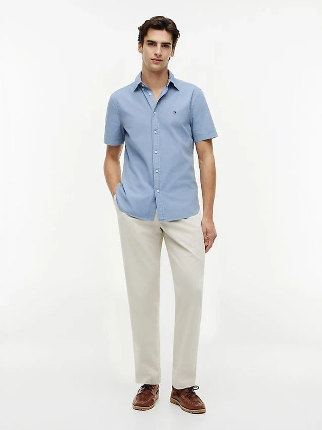 Regular Fit Garment-Dyed Shirt Regular Fit Garment-Dyed Shirt