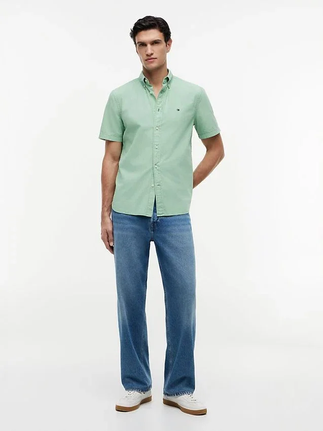 Regular Fit Garment-Dyed Shirt Regular Fit Garment-Dyed Shirt