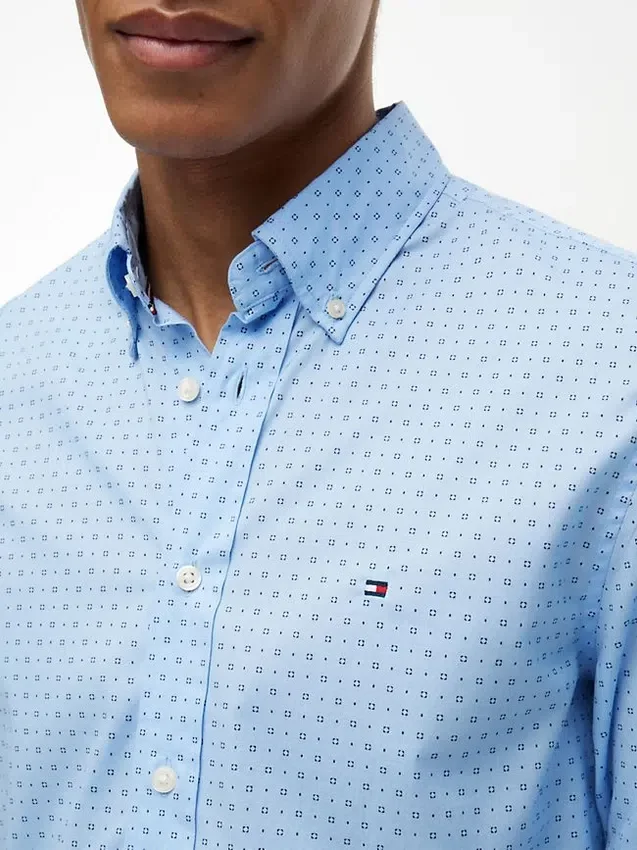 Regular Fit Geo Print All-Day Shirt Regular Fit Geo Print All-Day Shirt