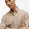 Regular Fit Gingham Linen-Blend Shirt
