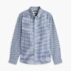 Regular Fit Gingham Linen-Blend Shirt