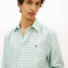 Regular Fit Gingham Linen Shirt