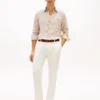 Regular Fit Gingham Linen Shirt