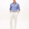 Regular Fit Gingham Linen Shirt