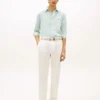 Regular Fit Gingham Linen Shirt