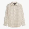 Regular Fit Gingham Linen Shirt