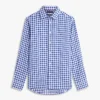 Regular Fit Gingham Linen Shirt