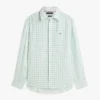 Regular Fit Gingham Linen Shirt