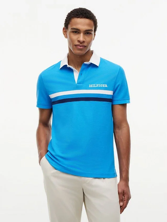 Regular Fit Hilfiger Logo Wicking Polo Regular Fit Hilfiger Logo Wicking Polo