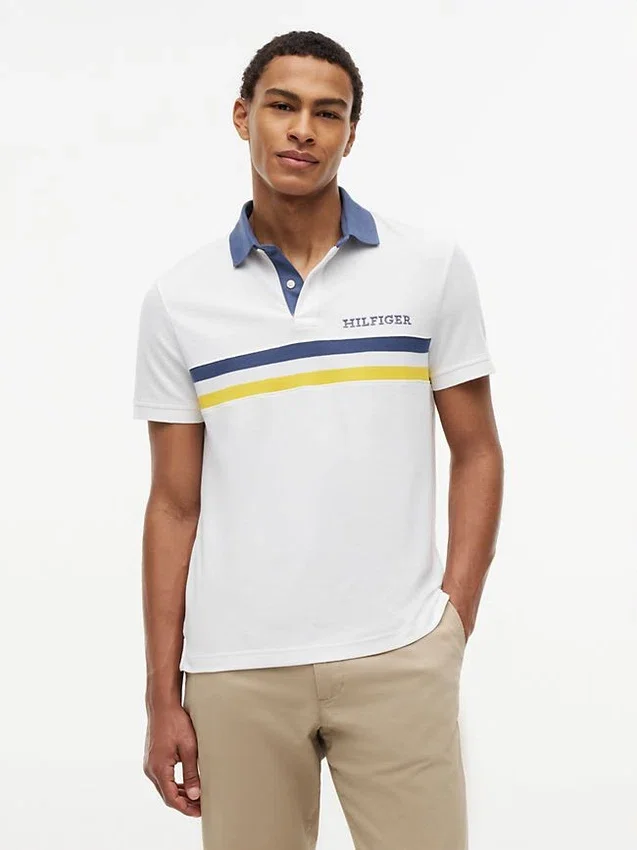 Regular Fit Hilfiger Logo Wicking Polo Regular Fit Hilfiger Logo Wicking Polo