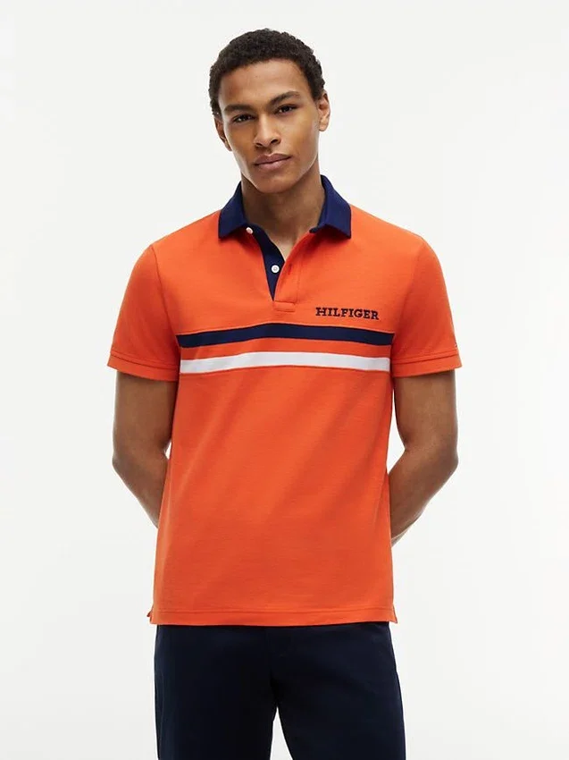 Regular Fit Hilfiger Logo Wicking Polo Regular Fit Hilfiger Logo Wicking Polo