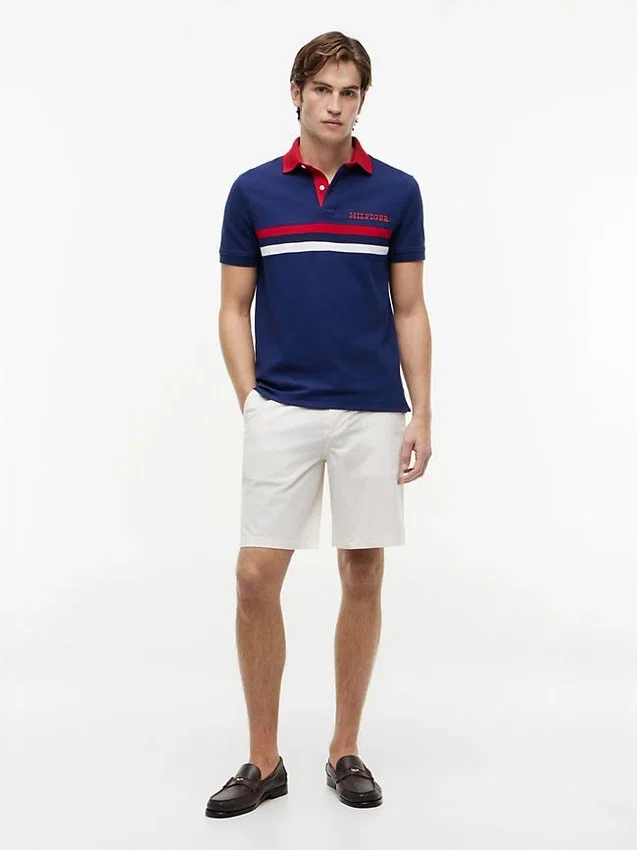 Regular Fit Hilfiger Logo Wicking Polo Regular Fit Hilfiger Logo Wicking Polo