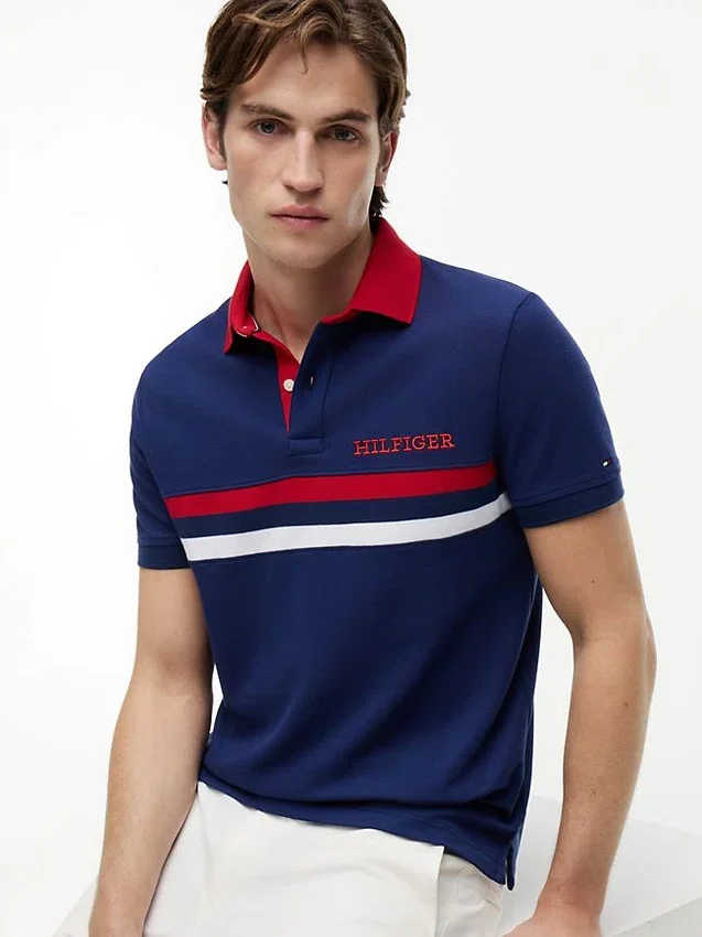 Regular Fit Hilfiger Logo Wicking Polo Regular Fit Hilfiger Logo Wicking Polo