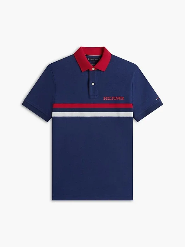 Regular Fit Hilfiger Logo Wicking Polo Regular Fit Hilfiger Logo Wicking Polo