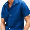 Regular Fit Linen-Blend Camp Shirt