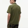 Regular Fit Linen-Blend Camp Shirt