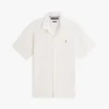 Regular Fit Linen-Blend Camp Shirt